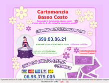 Tablet Screenshot of cartomanziabassocosto.net